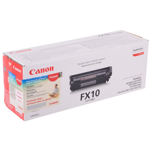 Картридж для факса Canon FX-10 0263B002 черный (2000стр.) для Canon L100/L120/MF4018