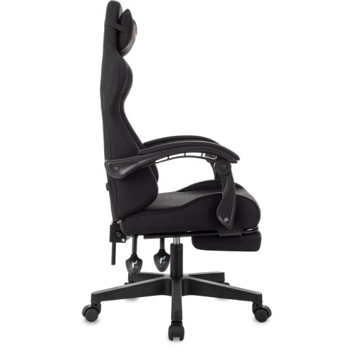 Кресло игровое ZOMBIE Shadow B на колесиках, ткань, черный