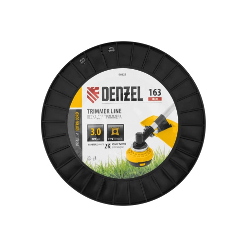 Леска для садовых триммеров Denzel 96825 d-3мм L-163м