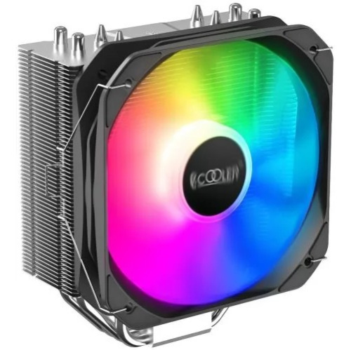 Кулер PCCooler Paladin 400 ARGB S115X/1200/1700/AM4 (TDP 200W, 130mm PWM ARGB FAN, 4 тепловые трубки 6мм, 800-1600RPM, 18-28,6dBa)