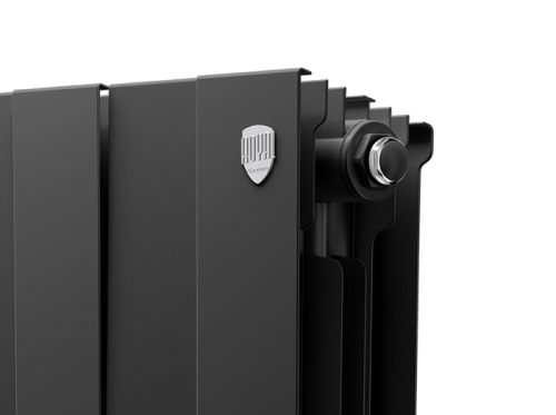 Биметаллический радиатор отопления  Royal Thermo Pianoforte 300 8 Секций Noir Sable