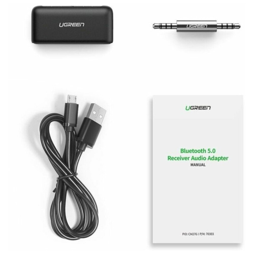 Ресивер UGREEN CM276 (70303) Bluetooth 5.0 Receiver Audio Adapter