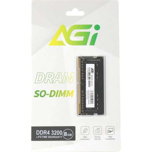 ОЗУ AGI AGI320008SD138-ST DDR4 3200MHz 8GB SDDIMM -Single tray