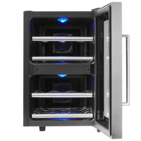 Винный шкаф Kitfort КТ-2405 черный
