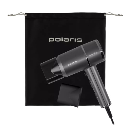 Фен Polaris PHD 2044TI графитовый