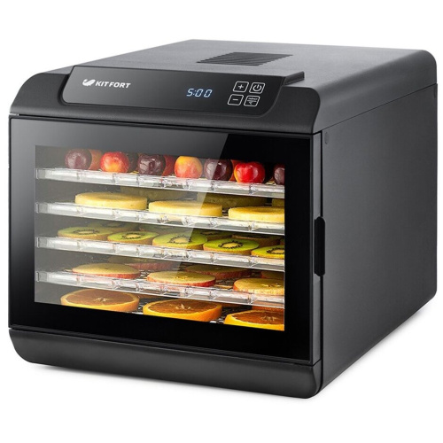 Сушка для фруктов и овощей Kitfort КТ-1905 черный