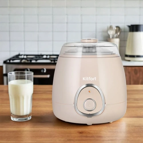 Йогуртница KitFort КТ-6399 бежевый