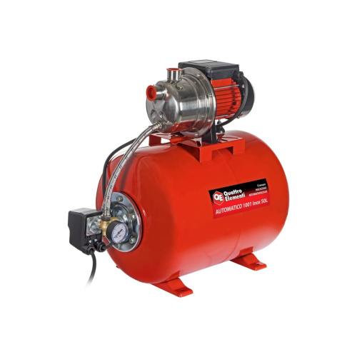 Насосная станция QUATTRO ELEMENTI Automatico 1001 Inox 50 L (910-225)