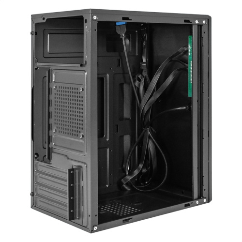 Корпус EXEGATE BAA-408U EX298155RUS Minitower mATX W/PSU 2хUSB+USB3.0 HD Audio черный