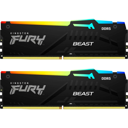 ОЗУ Kingston FURY Beast RGB (KF552C40BBAK2-32) 32GB 5200MT/s DDR5 CL40 DIMM (Kit of 2)