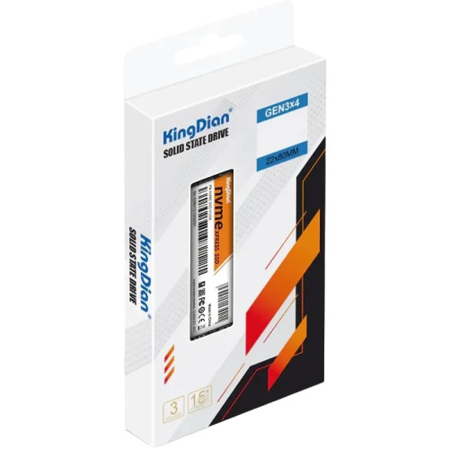 SSD KingDian G38 (G38 NVME M.2-1TB) 1Tb, M.2 2280, PCI-E 3.0 x4, 2350/1800MBs, NVMe, 600TBW