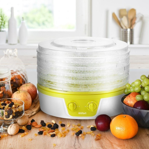 Сушка для фруктов и овощей Kitfort КТ-1935-2 5под белый