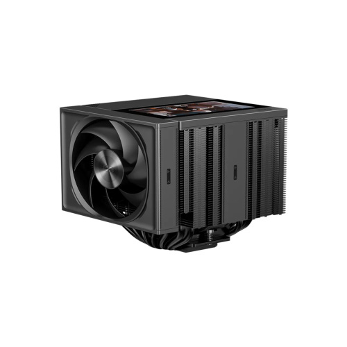 Кулер PcCooler RZ820 Display BK (290W, 4-pin PWM, LED, 169mm, Al/Cu, 8x6mm, 1x140mm + 1x150mm, 71.9/78.7CFM, 27.1/35.8dBA)