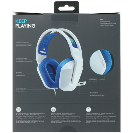 Проводные наушники Logitech G335 белый