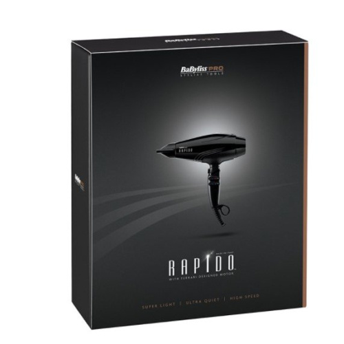 Фен профессиональный BaByliss BAB7000IE черный