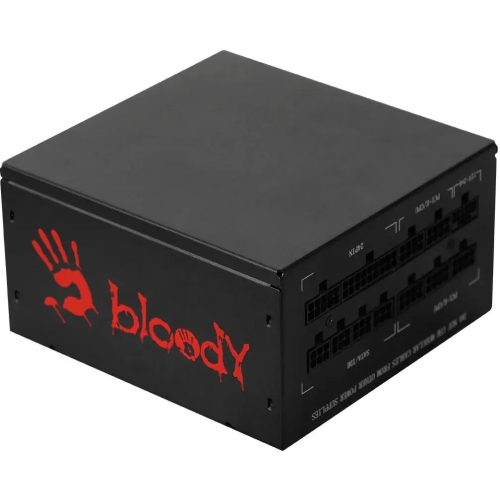 Блок питания BLOODY BD-PS1000G (BD-PS1000G-M), 1000Вт, 140мм, черный, retail