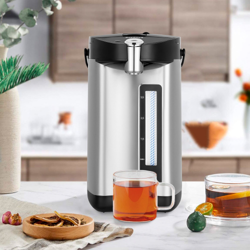 Термопот KitFort КТ-2514 серебристый и черный