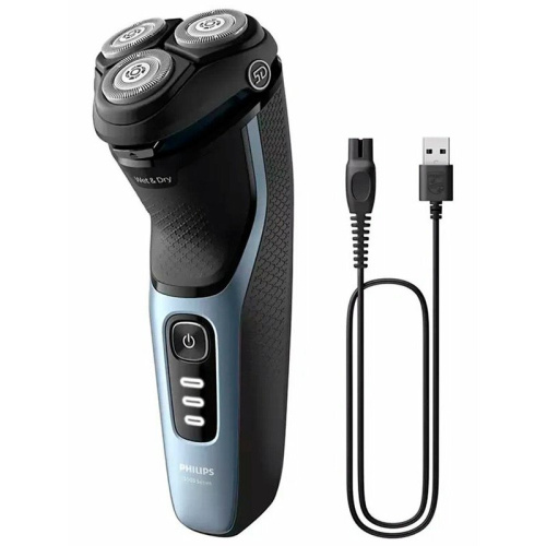 Электробритва PHILIPS S3243/12 голубой/серый