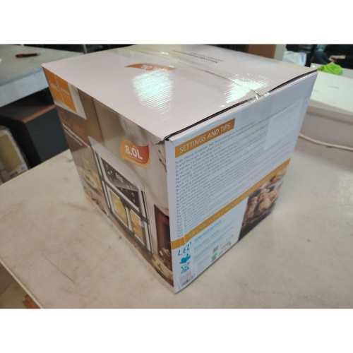 УЦ Аэрогриль HOCO HJD54A 8L multifunctional air fryer черный (плохая упаковка, потертости, сломано крепление у крышки)