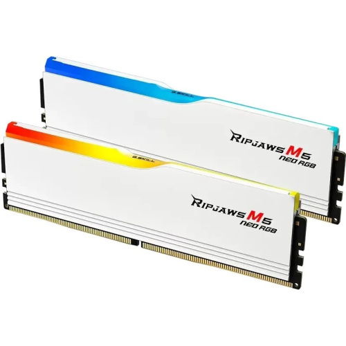 ОЗУ G.SKILL Ripjaws M5 Neo RGB (F5-6000J3038F16GX2-RM5NRW) 32GB (2x16GB) 6000MHz DDR5 CL30 (30-38-38-96) 1.35V / White