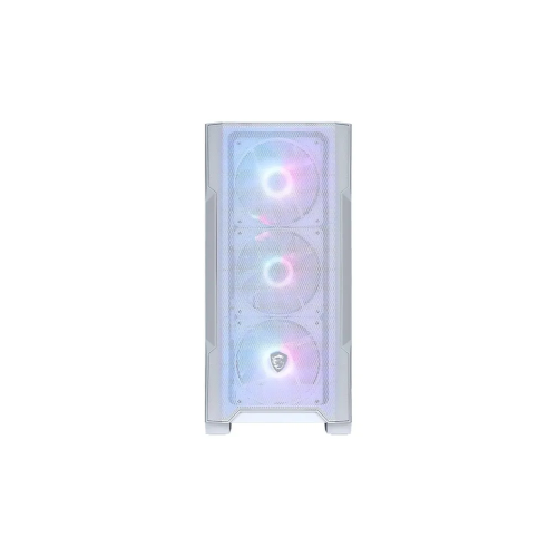 Корпус MSI MAG Forge M100R White (306-7G20W24-HH9) Mini-Tower, MATX, 1xUSB 3.0, 2xUSB 2.0, 4x120mm ARGB Fan, ARGB Control Board, TG