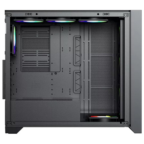 Корпус ACD Lagrange AH-TC1GC-000 ATX, Black, Fans 120mm ARGB 3 Top + 1 Rear + Hub. Drive bay int 3x3,5 + 3x2,5. 2xUSB3.0+1xUSB-C, Audio I/O, Up
