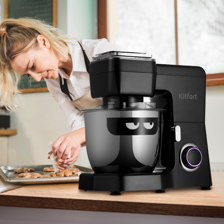 Миксер планетарный KitFort КТ-3434 черный