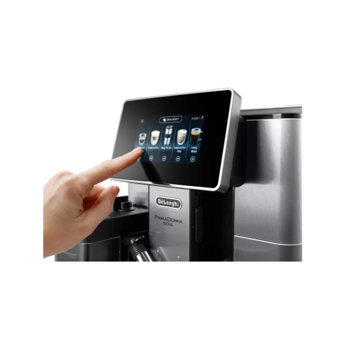 Кофемашина Delonghi ECAM610.75.MB черный/серебристый