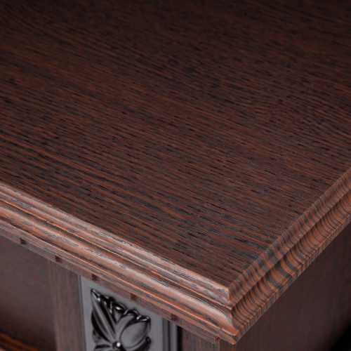 Электрокамин RealFlame Lilian DN орех с очагом 3D Oregan