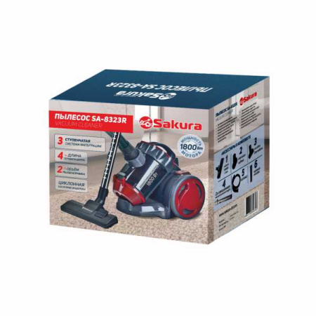 Пылесос Sakura SA-8323R