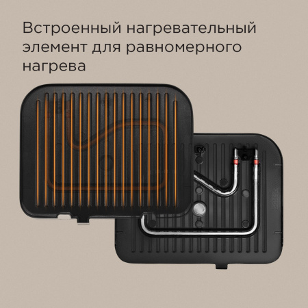 Гриль REDMOND GM300 SteakMaster серый/металл