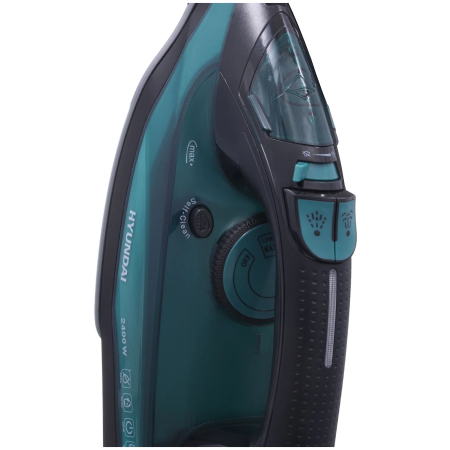 Утюг Hyundai H-SI01124 черный/зеленый