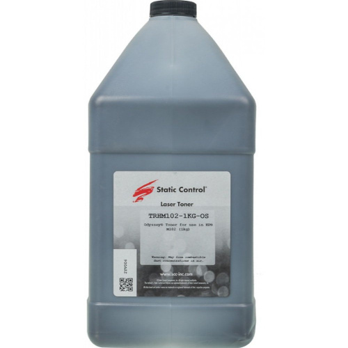 Тонер Static Control TRHM102-1KG-OS черный флакон 1000гр для принтера HP LJ M104/M132