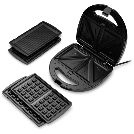 Сэндвичница Starwind SSW2346 черный/серебристый