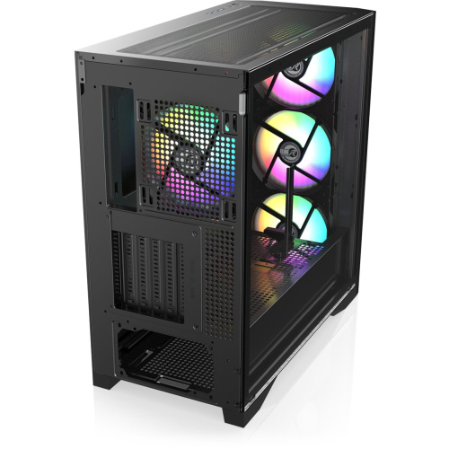 Корпус RAIJINTEK Agos Max, Black (0R20B00259) без БП, Midi-Tower, TG, 1x140mm ARGB, 2xUSB 3.0 + 1xUSB 2.0, E-ATX, ATX, mITX