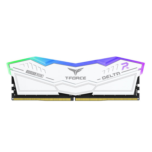 ОЗУ TEAMGROUP T-Force Delta RGB 32GB (FF4D532G6000HC38ADC01) (2x16GB) DDR5 6000MHz CL38 (38-38-38-78) 1.25V / White
