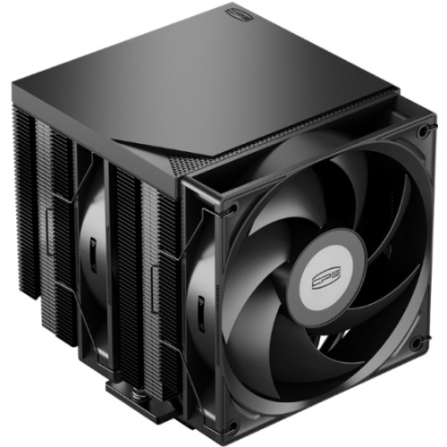 Кулер PCCOOLER RT720 TC (rt720tc-bknwyx-gl), 4-pin, нет подсветки, 120мм, черный, retail