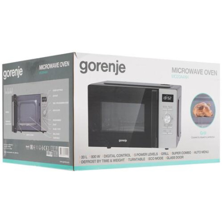 Микроволновая печь Gorenje MO20A4XH серый