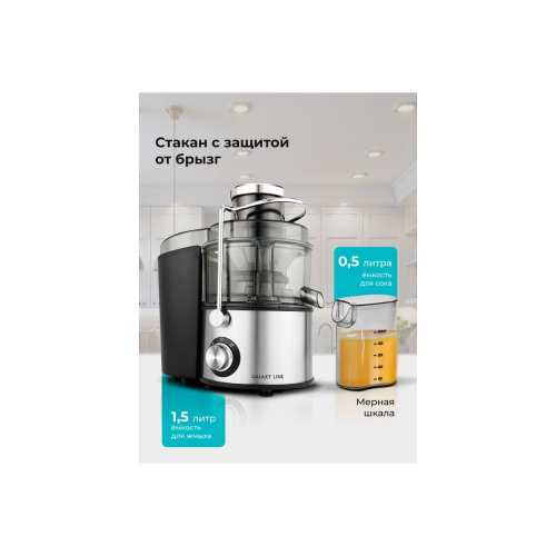 Соковыжималка Galaxy Line GL 0810 серебристый