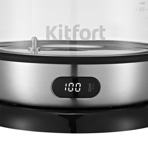 Чайник Kitfort КТ-6155 черный/нерж