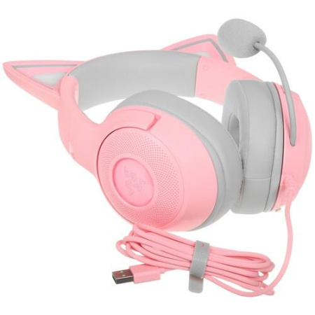 Проводные наушники Razer Kraken Kitty V2 розовый