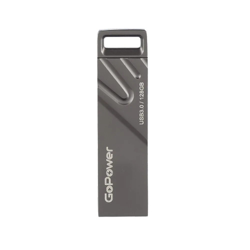 USB-флешка GoPower Titan (00-00025959) 128GB USB3.0 металл черный графит