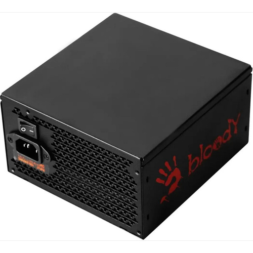 Блок питания BLOODY BD-PS1250P (BD-PS1250P-M), 1250Вт, 140мм, черный, retail