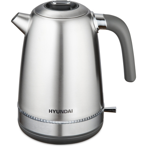 Чайник электрический Hyundai HYK-S5806 серебристый матовый/черный