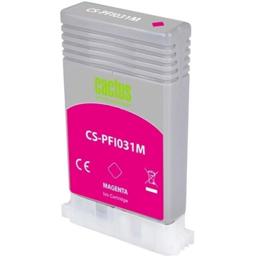 Картридж струйный Cactus CS-PFI031M PFI-031M пурп.пигм. 55мл для Canon imagePrograf TM-240/340