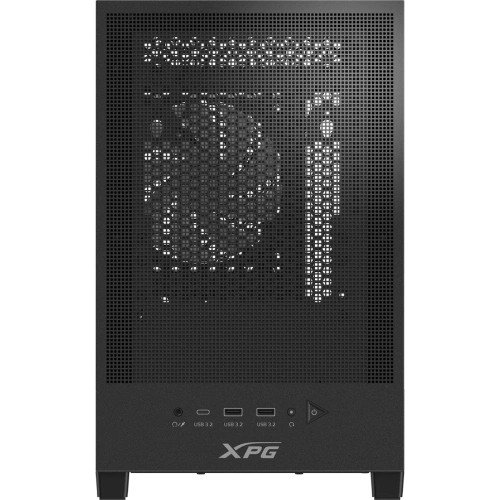 Корпус XPG Valor Mesh Nano Black (VALORMESHNANOMAA-BKCWW) mATX/Mini-ITX / 1x 120mm ARGB fan /front magnet filter/ 1*USB Type-C+2*USB 3.2