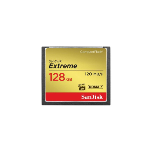 Карта памяти Sandisk SDCFXSB-128G-G46 Extreme CF 120MB/s, 85MB/s write, UDMA7, 128GB