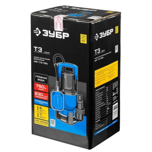 Насос колодезный Зубр НПГ-Т3-750