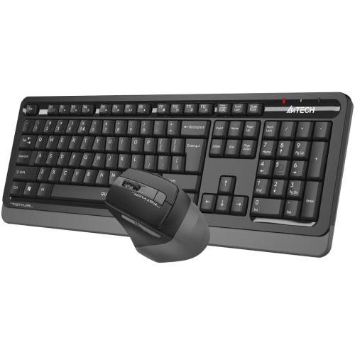Клавиатура + мышь A4Tech Fstyler FG1035 (FG1035 grey) клав черный/серый мышь черный/серый USB беспроводная Multimedia