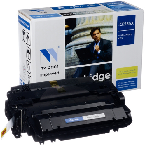Картридж совместимый NVPrint NV-CE255X HP CE255X для LJ P3015 (12500k)